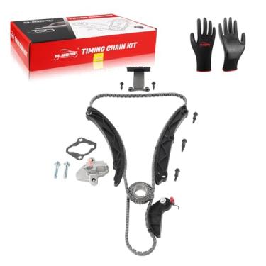 Imagem de YA-MAYPAY Conjuntos de kits de corrente de distribuição compatíveis com Chevrolet Cruze Malibu, para Buick Envision, para Roewe 360 14E4E, 360 PLUS, E950 14E4E, 1.4T OEM # 12660118