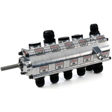 Imagem de Bomba de óleo Peterson, R4, depósito seco, 5 estágios, pressão de 3 cm, estágios de limpeza de 3,6 cm, montagem em placa do motor, acionamento hexagonal de 3/20.3 cm, lado do motorista, acionamento