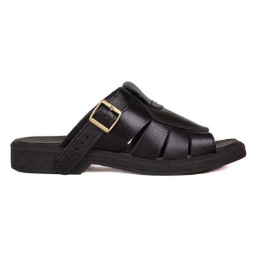 Imagem de Sandalia Itupuã Couro Masculino - Preto