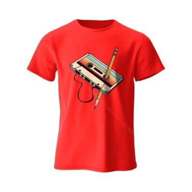 Imagem de Camiseta De Algodão Impressa Para O Verão Masculina, Macia E Respiráve