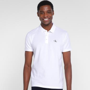 Imagem de Camisa Polo Calvin Klein Logo Masculina-Masculino