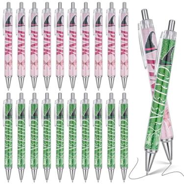 Imagem de juciasouul 20 canetas de Halloween, canetas más, lembrancinhas de festa de princesa e bruxa, rosa e verde, canetas esferográficas com glitter para meninas, adolescentes, mulheres, presentes de amizade