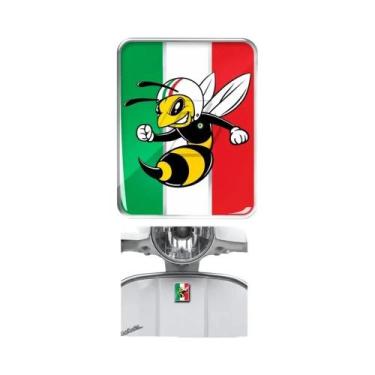 Imagem de Adesivo 3D Com Logotipo Da Vespa E Bandeira Italiana Para Mio, Wasp, G