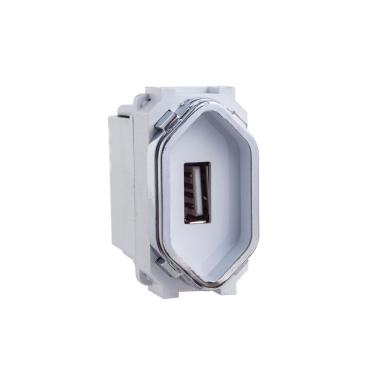 Imagem de Módulo Tomada USB 2A Cromado Novara Dicompel