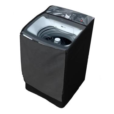 Imagem de Capa Maquina De Lavar Brastemp 16Kg Bwd Zíper Transpar Preto