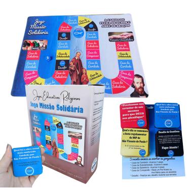 Imagem de Jogo Educativo Missão solidária Aprendendo sobre a Sociedade São Vicente de Paulo