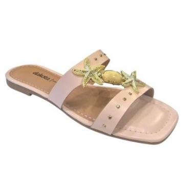 Imagem de Sandália Feminina Rasteira Dakota Vieri Rosa Y9615-Feminino