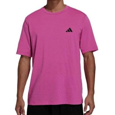 Imagem de Camiseta Masculina Adidas Treino Workout Essentials Feelready Rosa - KD55-Masculino