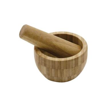 Imagem de Pilão e Mortar Utilínea em Bambu Natural Tramontina