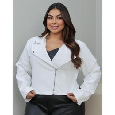 Imagem de Jaqueta Courino Feminina Plus Size G1 ao G4 Estilosa-Feminino