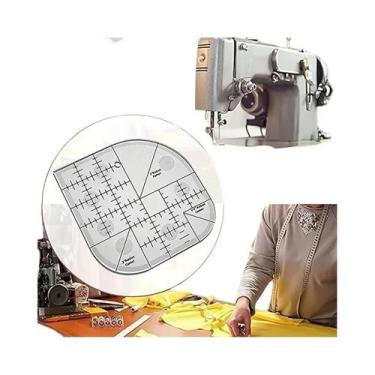Imagem de Régua De Quilting Criativa Em Acrílico Para Cantos, Molde De Costura D