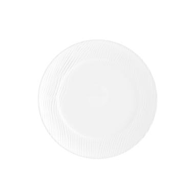 Imagem de Kit 06 Prato Raso 27,6 cm Relevo Dunas Germer Porcelanas