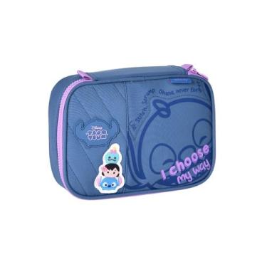Imagem de Estojo Box Pra 36 Pens Com Estojo Embutido Espaçoso Stitch Tsum Tsum D