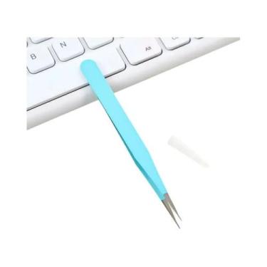 Imagem de Pinça multifuncional de ponta reta e curvada para scrapbooking, pinça 