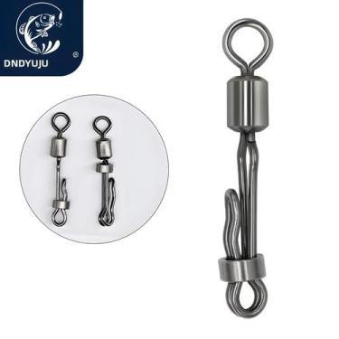 Imagem de Conector De Linha Para Pesca De Carpa 20X DNDYUJU Anel Em Formato De 8