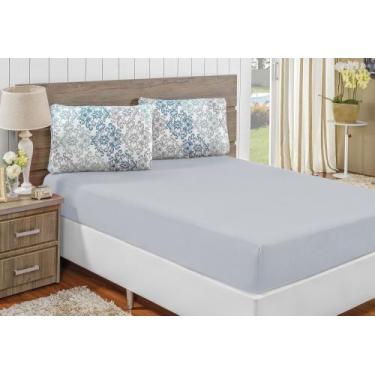 Imagem de Jogo de cama quality queen 3 peças - 100% algodão - malha penteada - M