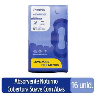 Imagem de Absorvente Panvel Essencial Noturno Cobertura Suave C/ Abas 16 Unidade