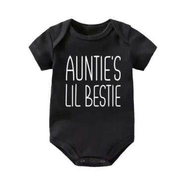 Imagem de Macacão Engraçado Com Estampa De Letras Para Bebê, Roupa De Manga Curt