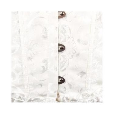 Imagem de Corset Ajustável Estilo Europeu-Americano Com Renda E Alças Nas Costas