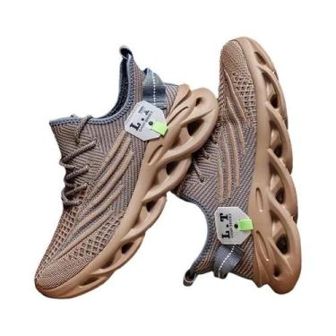 Imagem de Tênis Esportivos Respiráveis Em Malha Preta Para Homens E Mulheres, Ca