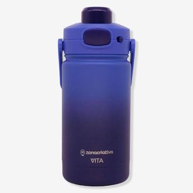 Imagem de Garrafa Termica Vita 350ml Mar Profundo Zonacriativa