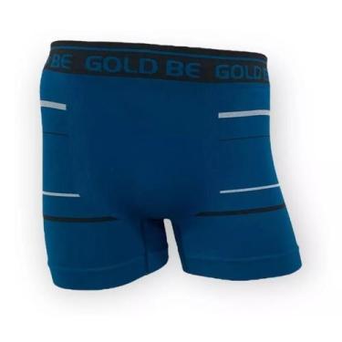 Imagem de Cueca Boxer Masculina Gold Be  Kit com 6 Unidades  Microfibra  Cores S
