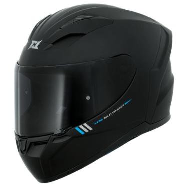 Imagem de Capacete Moto Axxis Segment 2 Solid A1 Integral Matt Black-Unissex