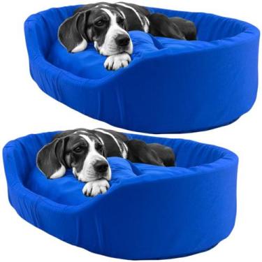 Imagem de 2x Cama Europa Pet Grande para Cachorros Gatos com Almofada - Supri Pe