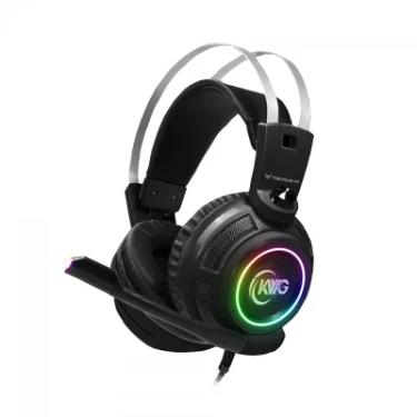 Imagem de Fone De Ouvido Kwg Headset Gamer Usb Rgb Taurus P1 Preto.