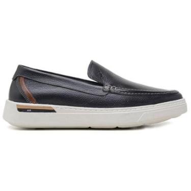 Imagem de Sapato Jota Pe Casual Preto Em Couro Air Sonic 89450-Masculino