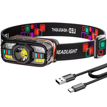 Imagem de Lanterna De Cabeça Gold Sports Boruit 400LM XPE Led com Sensor de Movimento-Unissex