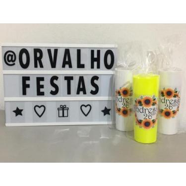 Imagem de kit 10 Copos0 Long Drink Personalizado - Orvalho Festas
