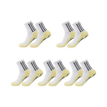 Imagem de Meias Esportivas Masculinas Antiderrapantes Para Futebol, Basquete, Yo