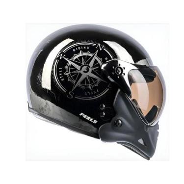 Imagem de Capacete Peels F21 North 2 Viseira + Queixeira Removível Tamanho do ca