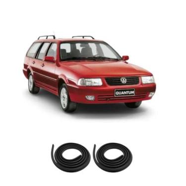 Imagem de Kit Borracha Vedação 2 Portas Traseira Quantum 1992 à 2001 - sem marca