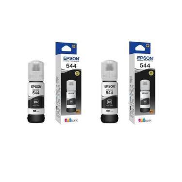 Imagem de Kit 2 Tintas Epson T544120 T544 Preto  L3150 L3110 L5190 L3250 L3210 5
