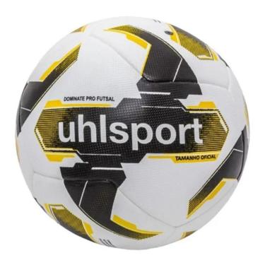 Imagem de Bola de Futebol Uhlsport  Dominate Pro Futsal  Branca e Amarela - Único - Branco-Unissex