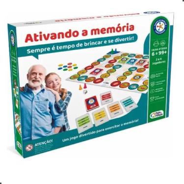 Imagem de Jogo de tabuleiro educativo ativando a memoria - PAIS & FILHOS
