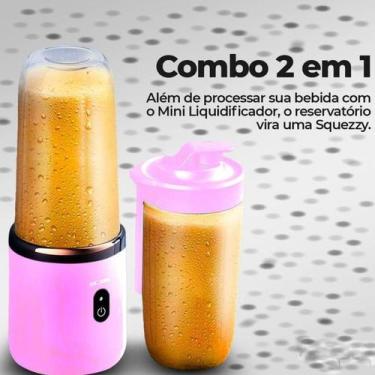 Imagem de Ultra Liquidificador mini Portátil vitamina capuccino sucos