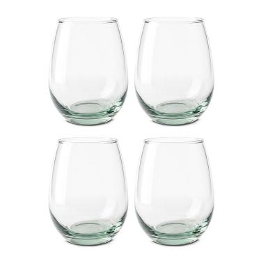Imagem de Jogo de Copos de Vidro Transparente Gourmet 450ml 4 peças - Class Home