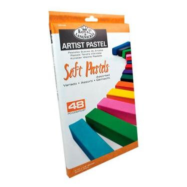 Imagem de Giz Pastel Seco Royal & Langnickel Com 48 Cores