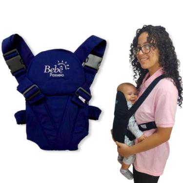 Imagem de Canguru carrega bebê ergonômico passeio modelo panda várias cores - LE