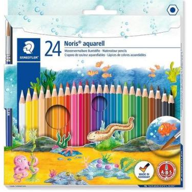 Imagem de Lápis de Cor Staedtler Noris Club 24 Cores Aquarelável 144 10NC24
