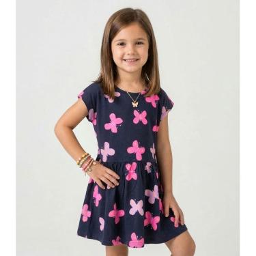 Imagem de Vestido Infantil Estampado Select Azul