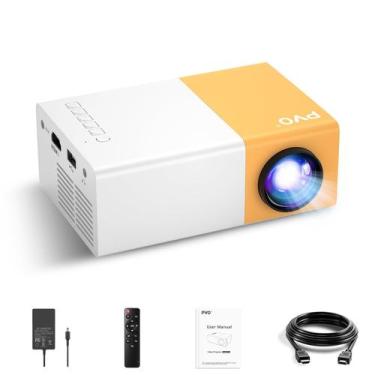 Imagem de Mini projetor PVO portátil LED Pico 1080P para crianças 170"