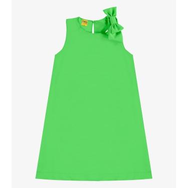 Imagem de Vestido infantil em Crepe Light Rovi Kids Verde