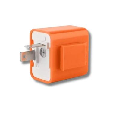 Imagem de Rele 2 Pinos Laranja Pisca Seta Moto Universal Led - mavi story