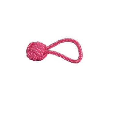 Imagem de Brinquedo Cachorro Pet mordedor  Chalesco Toys Rope Ball Plus, Rosa