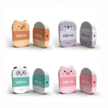 Imagem de Apontador com coletor Fun + borracha - 520679 - Cis - Trident