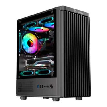Imagem de Gabinete Hayom GB1727 MidTower Lateral em Vidro C/ 3 Fans
